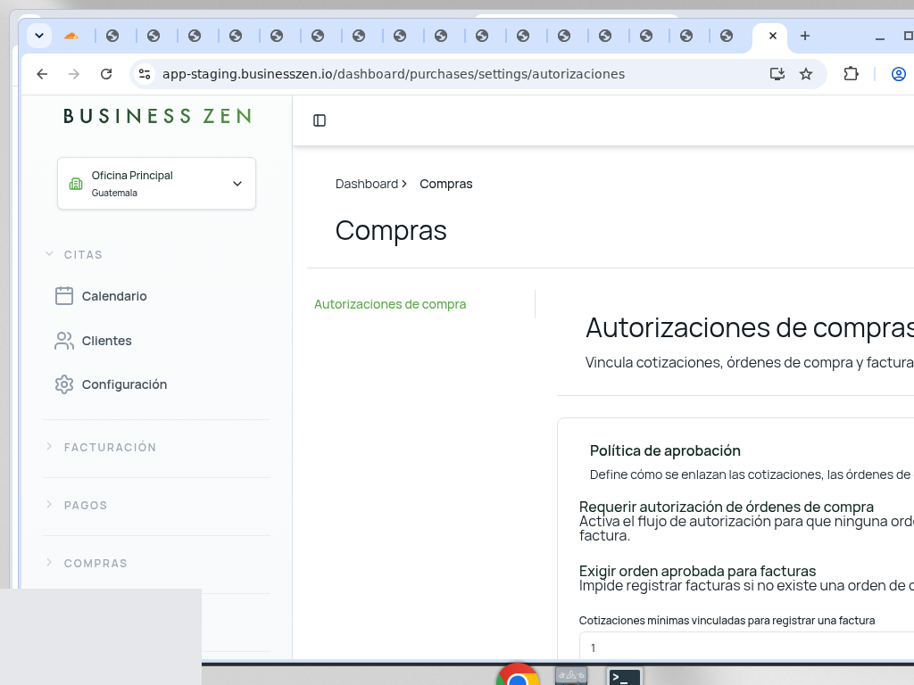 Autorizaciones de compras